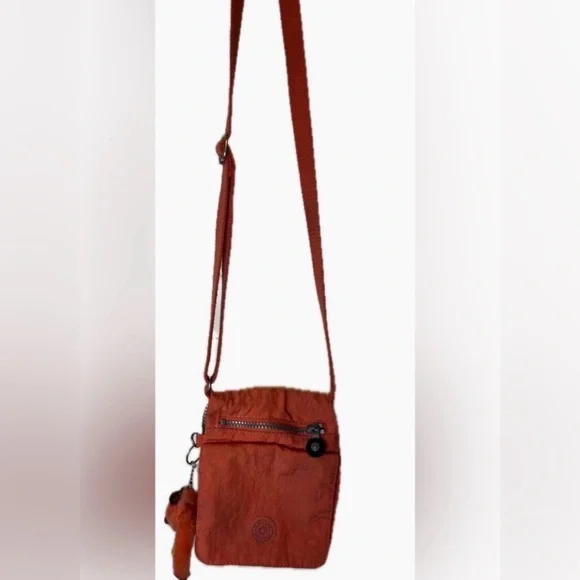 Kipling Orange Crossbody Bag with Keychain - Picture 2 of 5